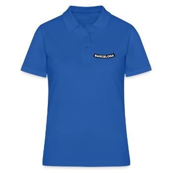 Élément du chapitre de Barcelone (JGA MC-Rocker-Design) - Polo Femme - bleu royal - Devant - Ailine (174cm)