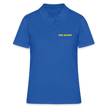 Vrai Croyant - Polo Femme - bleu royal - Devant - Ailine (174cm)