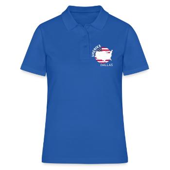 Dallas - Polo Femme - bleu royal - Devant - Ailine (174cm)