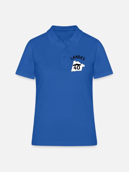 Landes - Polo Femme - bleu royal