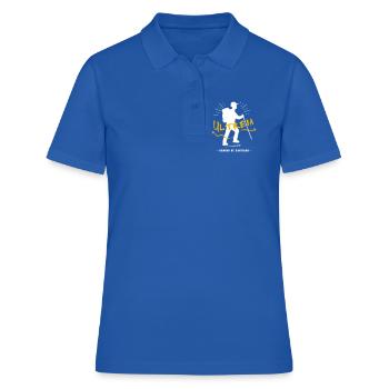 Ultreïa, camino de Santiago ! - Polo Femme - bleu royal - Devant - Ailine (174cm)