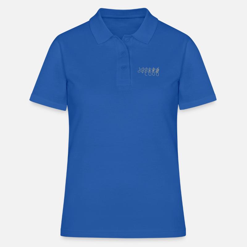 Evolution climbing climbing knot eighth knot - Women's Polo Shirt - royal blue