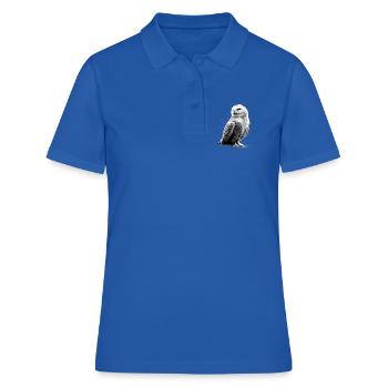Chouette blanche Chouette Chouette Chouette Chouette Chouette Chouette des neiges - Polo Femme - bleu royal - Devant - Ailine (174cm)