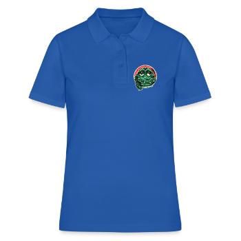 Chill Croc Groover - Polo Femme - bleu royal - Devant - Ailine (174cm)