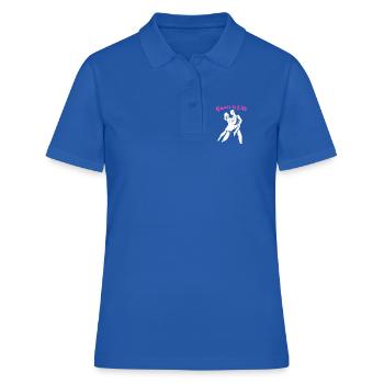 Tänzerin - Frauen Polo Shirt - Royalblau - Vorne - Ailine (174cm)