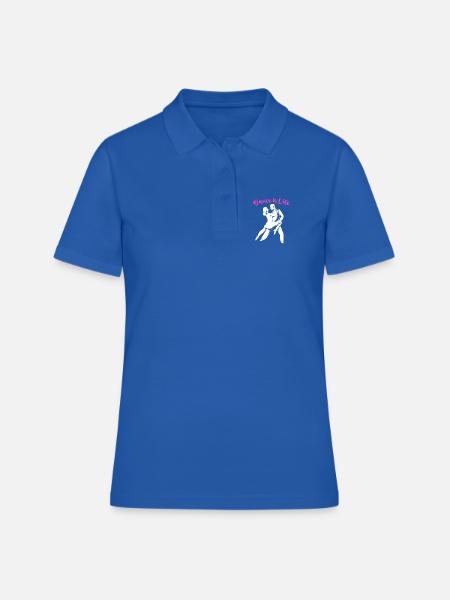 Tänzerin - Frauen Polo Shirt - Royalblau