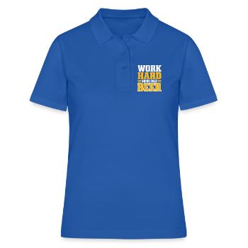 Beer Lover Beer Garden Cadeau Bavaria Beer Garden - Polo Femme - bleu royal - Devant - Ailine (174cm)