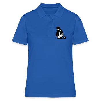 baccalauréat pingouin - Polo Femme - bleu royal - Devant - Ailine (174cm)