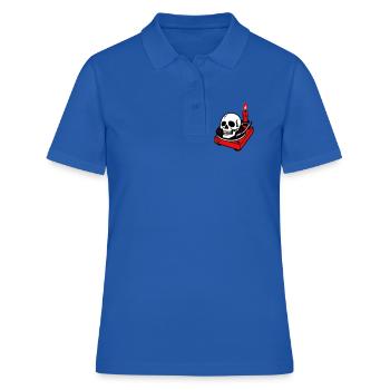 Métal noir - Polo Femme - bleu royal - Devant - Ailine (174cm)