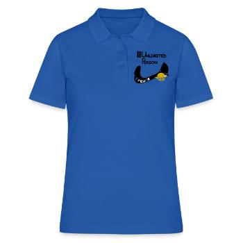 Freude & Happy - Frauen Polo Shirt - Royalblau - Vorne - Ailine (174cm)