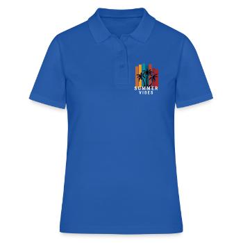 Ambiance estivale - Polo Femme - bleu royal - Devant - Ailine (174cm)