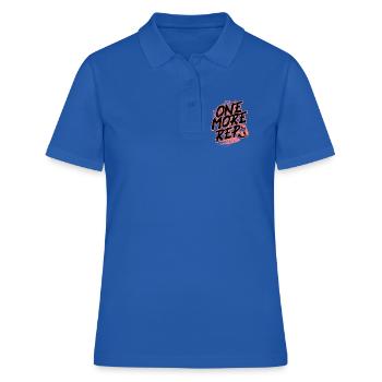 T-shirt Encore un Représentant – Motivation de la salle de sport - Polo Femme - bleu royal - Devant - Ailine (174cm)