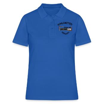 Regardez l’avant - Polo Femme - bleu royal - Devant - Ailine (174cm)