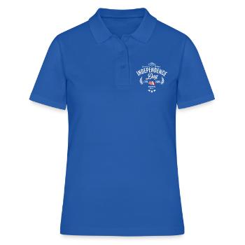 Independence day 250th USA France 1 - Polo Femme - bleu royal - Devant - Ailine (174cm)