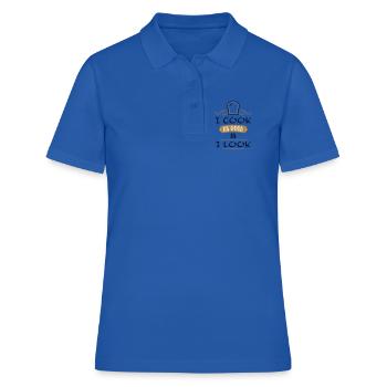 Hobbykoch - Frauen Polo Shirt - Royalblau - Vorne - Ailine (174cm)