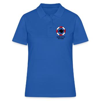Meine Letzte Rettung! (Mallorca / Urlaub / POS 3C) - Frauen Polo Shirt - Royalblau - Vorne - Ailine (174cm)