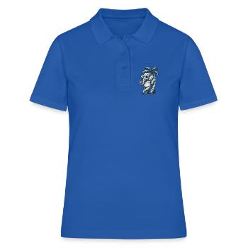 Glace Éléphant Cool - Polo Femme - bleu royal - Devant - Ailine (174cm)