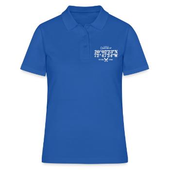 Tortuga Island - Polo Femme - bleu royal - Devant - Ailine (174cm)