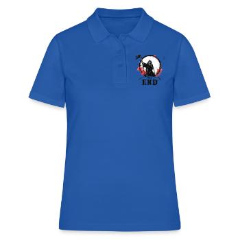 La fin de la Faucheuse - Polo Femme - bleu royal - Devant - Ailine (174cm)
