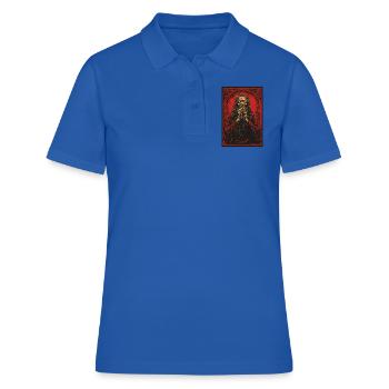 Le mystérieux guide spirituel prie - Polo Femme - bleu royal - Devant - Ailine (174cm)