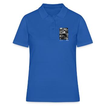 Équipage - Blanc - Polo Femme - bleu royal - Devant - Ailine (174cm)