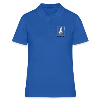 Goose – Wurde zu albern - Frauen Polo Shirt - Royalblau - Vorne - Ailine (174cm)