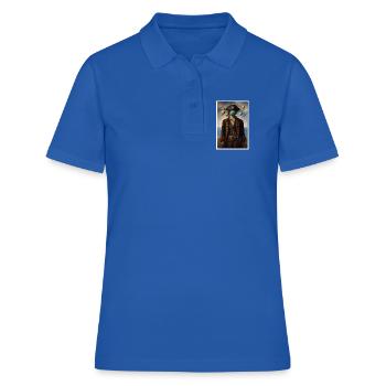 Portrait du pirate cosmique - Polo Femme - bleu royal - Devant - Ailine (174cm)