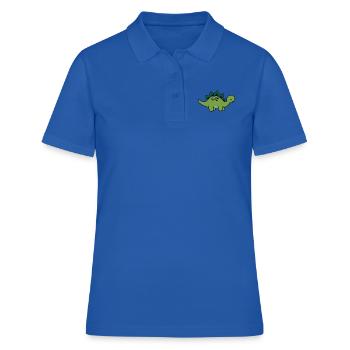 Dino Enfant Stegosaurus - Polo Femme - bleu royal - Devant - Ailine (174cm)