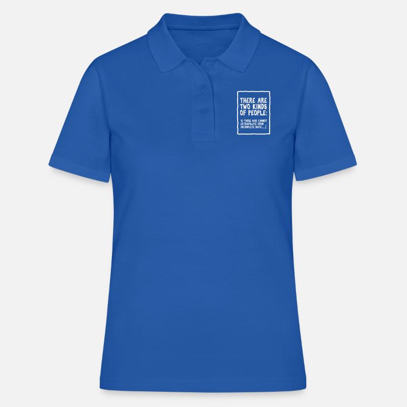 Incomplete Data Funny Science Nerd - Women's Polo Shirt - royal blue