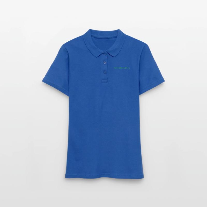 HelloWorld Program Code Coding Informatik Women's Polo Shirt