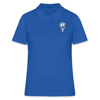 Génie incompris - Polo Femme - bleu royal - Devant - Ailine (174cm)