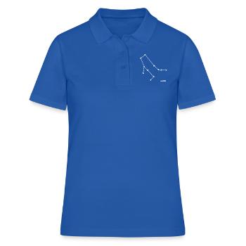Zodiac Sign Gemini - Frauen Polo Shirt - Royalblau - Vorne - Ailine (174cm)