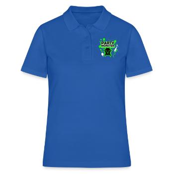 Monstre de fête vert foncé - Polo Femme - bleu royal - Devant - Ailine (174cm)
