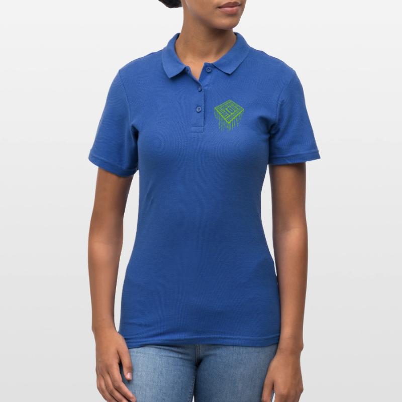 Langage de programme de code binaire Polo Femme
