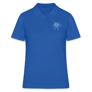 Vogelspinne Tarantel Arachniden Spinne Spinnen - Frauen Polo Shirt - Royalblau - Vorne - Ailine (174cm)