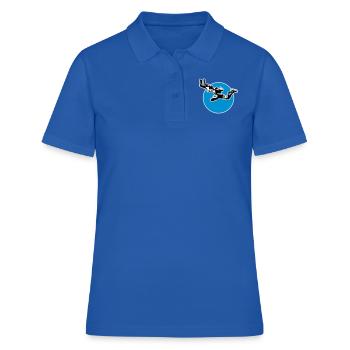 Skydive - Fallschirmspringen - 02 - Frauen Polo Shirt - Royalblau - Vorne - Ailine (174cm)