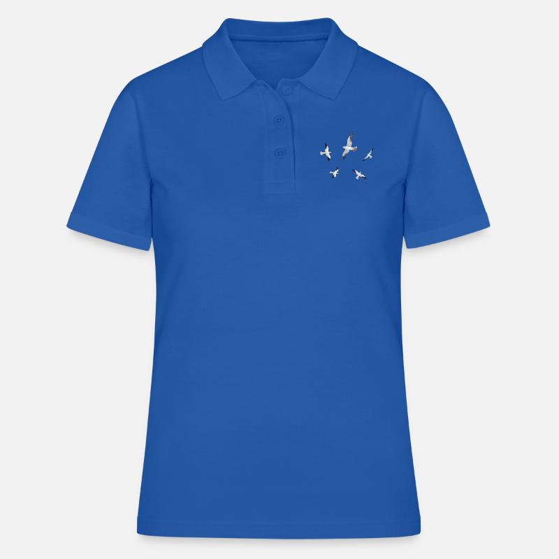 Seagulls, gulls, terns, seabirds - Women's Polo Shirt - royal blue