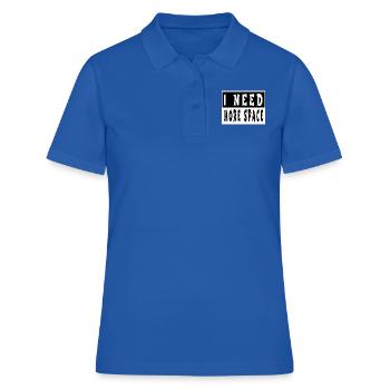 anniversaire cadeau idée astrophysique idée cadeau - Polo Femme - bleu royal - Devant - Ailine (174cm)