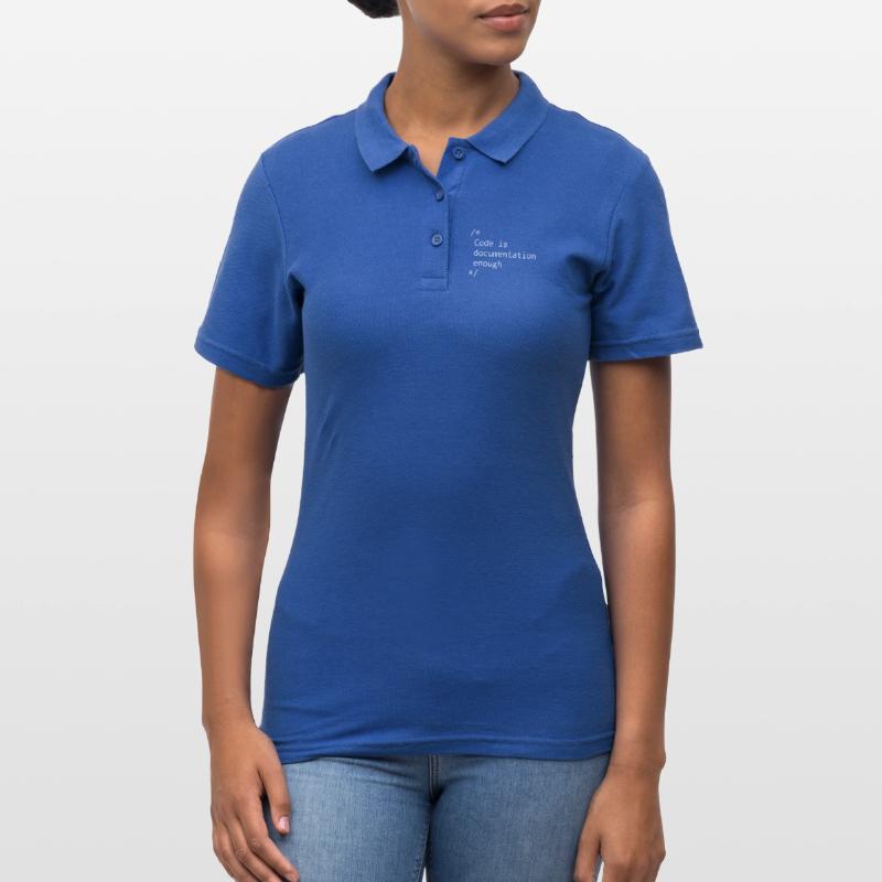 Code Coder Programmierer Developer Entwickler Frauen Polo Shirt