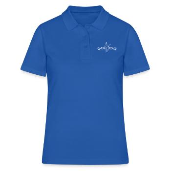 Badminton Badminton Badminton Joueur De Badminton Fan de Badminton - Polo Femme - bleu royal - Devant - Ailine (174cm)