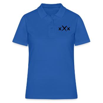 Triple X - Frauen Polo Shirt - Royalblau - Vorne - Ailine (174cm)