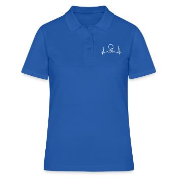 Tennis de table Joueurs de tennis de table Club de tennis de table - Polo Femme - bleu royal - Devant - Ailine (174cm)