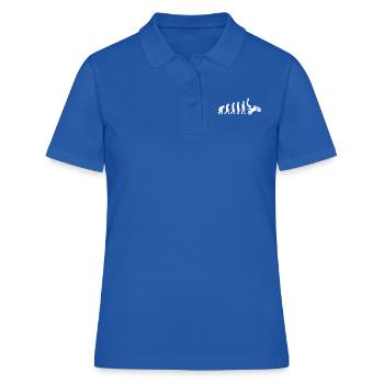 Motocross Motocycliste Cadeau Mobylette Mobylette - Polo Femme - bleu royal - Devant - Ailine (174cm)