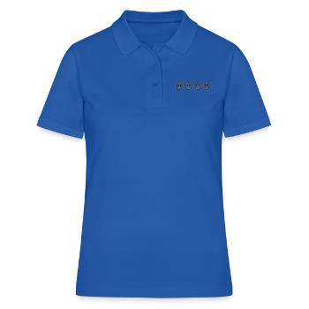 Têtes de tuer - Polo Femme - bleu royal - Devant - Ailine (174cm)