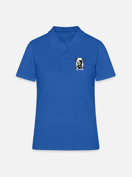 Sensemann Thumbs Up Stay Positive Humor - Frauen Polo Shirt - Royalblau
