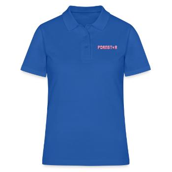 PORNSTAR - Polo Femme - bleu royal - Devant - Ailine (174cm)