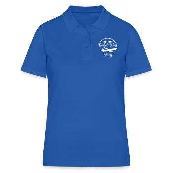 Travel Vibes uniquement - Polo Femme - bleu royal - Devant - Ailine (174cm)