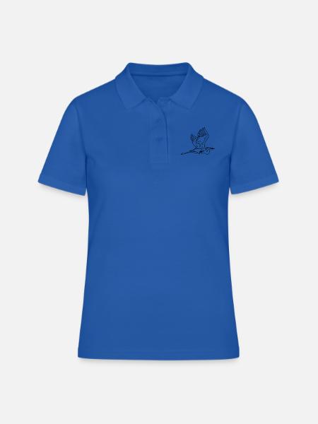 Storch - Frauen Polo Shirt - Royalblau