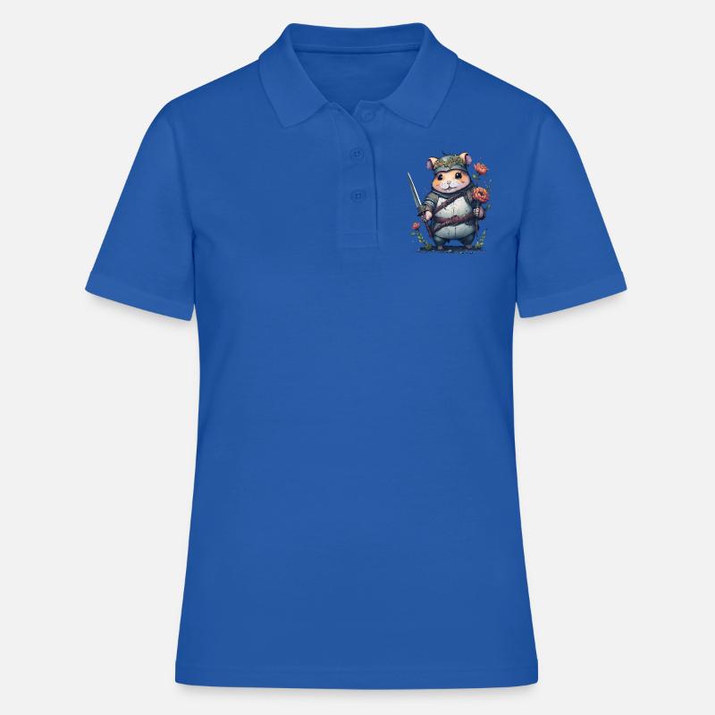 Hamster Samurai: Héros de hamster ninja - Polo Femme - bleu royal