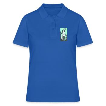 icekiss_fill - Polo Femme - bleu royal - Devant - Ailine (174cm)